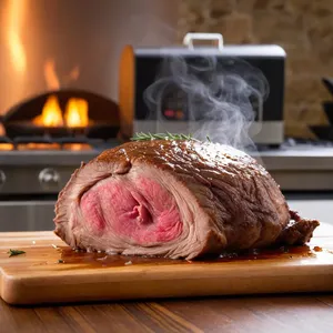 Рецепт Английский ростбиф с розмарином и чесноком - Отдых мяса