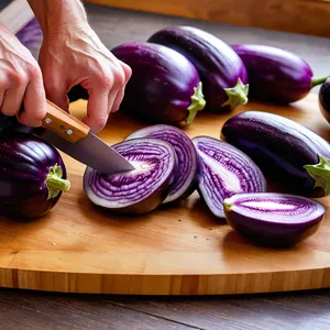Рецепт Баклажаны гриль с соусом из кешью и лаймом - Подготовка баклажанов