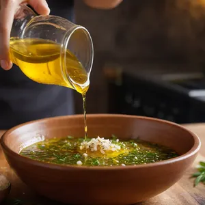 Рецепт Баклажаны гриль с соусом из маракуйи и кинзой - Приготовление маринада