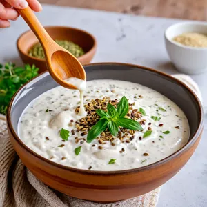 Рецепт Баклажаны гриль с соусом из мацони и зирой - Приготовление соуса