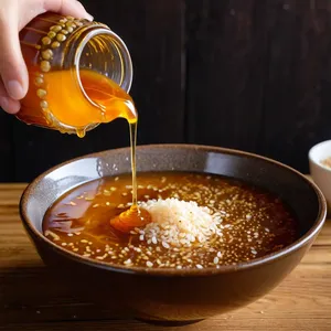 Рецепт Баклажаны гриль с соусом из мисо и кунжутом - Приготовление соуса мисо