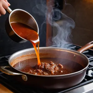 Рецепт Бараньи котлеты с дымчатым соусом - Приготовление дымчатого соуса