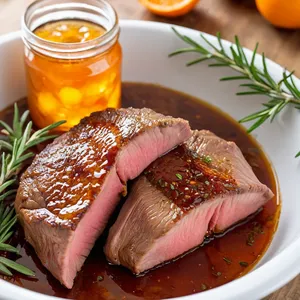 Рецепт Баранина с медово-апельсиновым маринадом и запеченным картофелем - Маринование баранины