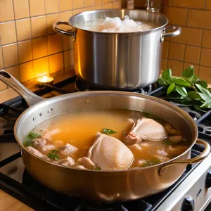 Рецепт Борщ с индейкой и черной смородиной - Приготовление бульона