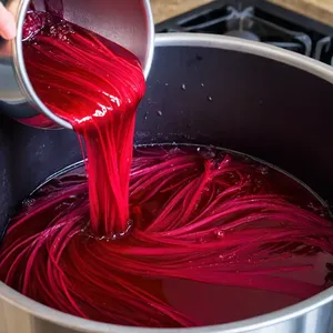 Рецепт Борщ с копченой говядиной и вишней - Тушение свеклы
