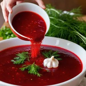 Рецепт Борщ с копченой кониной и сливой - Завершающий этап