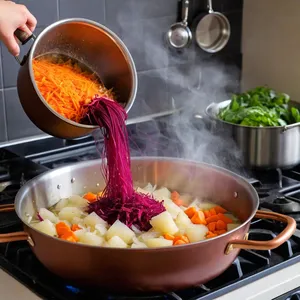Рецепт Борщ с копченым угрем и хреном - Приготовление бульона