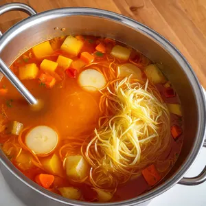 Рецепт Борщ с морепродуктами и шафраном - Приготовление бульона