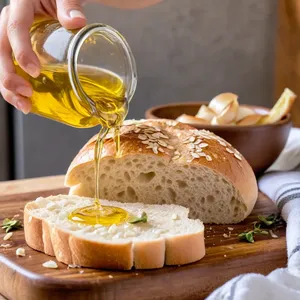 Рецепт Брускетты с анчоусами и лимонным цедрой - Ароматизация хлеба
