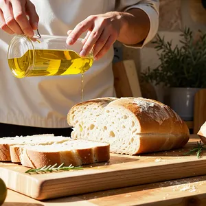 Рецепт Брускетты с копченой говядиной и хреном - Подготовка основы