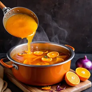 Рецепт Брускетты с уткой и апельсиновым чатни - Приготовление апельсинового чатни