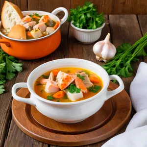 Рецепт Буйабес с фенхелем и апельсиновой цедрой - Подача