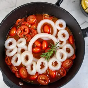 Рецепт Буйабес с кальмарами и розмарином - Введение кальмаров