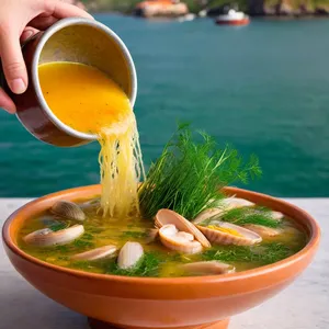 Рецепт Буйабес с морским черенком и укропом - Добавление укропа
