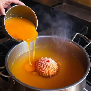 Рецепт Буйабес с морским ежом и шафраном - Добавление морского ежа