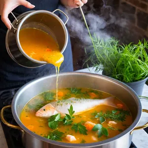Рецепт Буйабес с морским языком и эстрагоном - Добавление эстрагона
