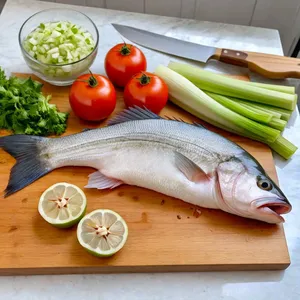 Рецепт Буйабес с морским окунем и анисовой звездочкой - Подготовка ингредиентов