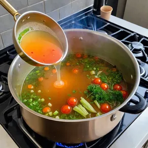 Рецепт Буйабес с морским окунем и анисовой звездочкой - Приготовление бульона