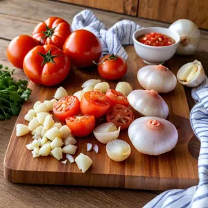 Рецепт Буйабес с морскими гребешками и шафраном - Подготовка ингредиентов