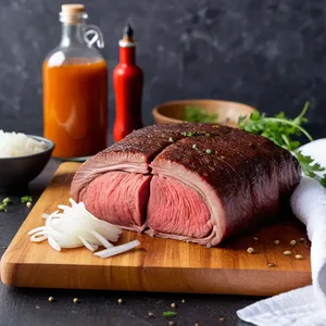Рецепт Бульон для фо с кориандром и паприкой - Подготовка мяса и овощей