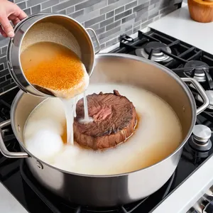 Рецепт Бульон для фо с кориандром и паприкой - Приготовление бульонной основы