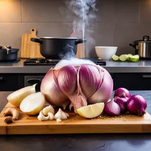 Рецепт Бульон для фо с куркумой и бадьяном - Подготовка костей и овощей