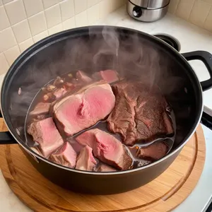 Рецепт Бульон для фо с мятой и базиликом - Подготовка мяса и костей