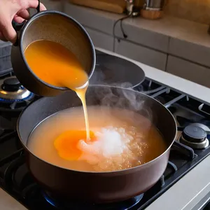 Рецепт Бульон из оленины с можжевельником и гвоздикой - Варка бульона