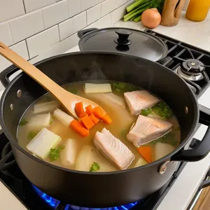 Рецепт Бульон из щуки с можжевельником и мелиссой - Приготовление бульона