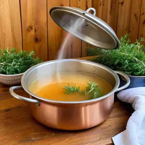 Рецепт Бульон из щуки с можжевельником и мелиссой - Настаивание бульона