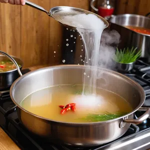 Рецепт Бульон с креветками и лимонной травой - Приготовление бульона