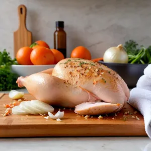 Рецепт Бульон с курицей и соевым соусом - Подготовка курицы и овощей