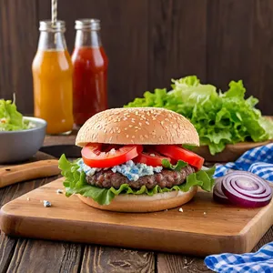 Рецепт Бургер с говядиной, беконом и сыром дор блю под кленовым сиропом - Подготовка ингредиентов