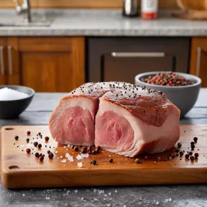 Рецепт Буженина с облепиховым соусом и кардамоном - Подготовка мяса