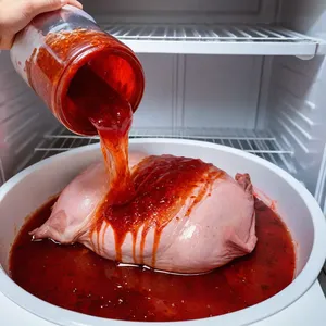 Рецепт Буженина с тмином и мёдом в вишнёвом маринаде - Маринование мяса