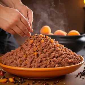 Рецепт Домашняя колбаса с абрикосом и кумином - Приготовление фарша
