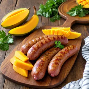 Рецепт Домашняя колбаса с манго и куркумой - Охлаждение и подача