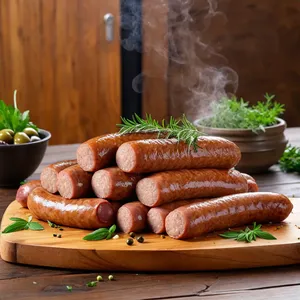 Рецепт Домашняя колбаса с оливками и прованскими травами - Охлаждение и подача