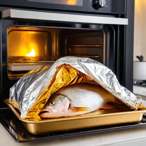 Рецепт Дорадо в фольге с оливками и каперсами - Запекание дорадо