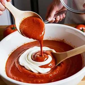 Рецепт Фаршированные перцы с говядиной и булгуром - Приготовление соуса