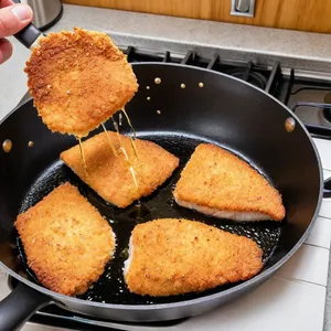Рецепт Фиш-энд-чипс с корочкой из кукурузных хлопьев и медовой горчицей - Жарка рыбы