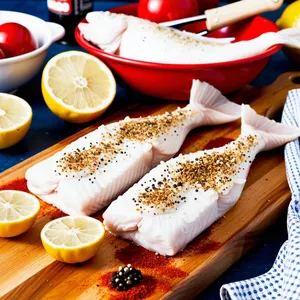 Рецепт Фиш-энд-чипс с корочкой из попкорна и сырным соусом - Подготовка рыбы и маринада