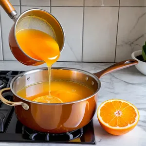 Рецепт Форель с апельсиновым глазуром и фенхелем - Приготовление апельсинового глазура