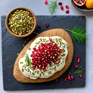 Рецепт Форшмак с гранатом и фисташками - Формирование и украшение