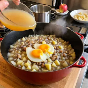 Рецепт Форшмак с копченой грушей и фундуком - Сборка форшмака