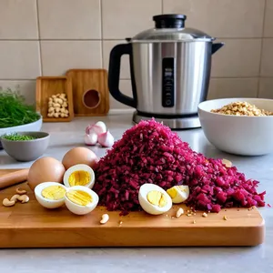 Рецепт Форшмак с копченой свеклой и кешью - Подготовка ингредиентов