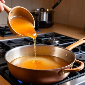 Рецепт Фруктовый салат с апельсином и кунжутом под медовой заправкой - Приготовление медовой заправки