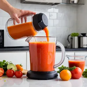 Рецепт Гаспачо с ананасом и табаско - Взбивание супа