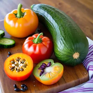 Рецепт Гаспачо с маракуйей и лемонграссом - Подготовка овощей и фруктов