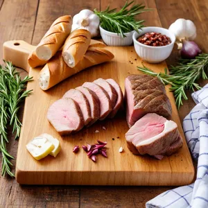 Рецепт Горячие канапе с ягненком и розмарином - Подготовка ингредиентов